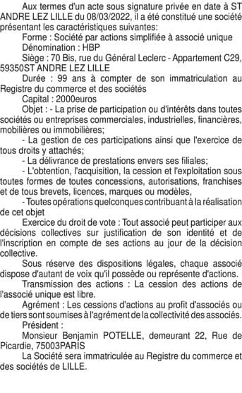 Contenu publication