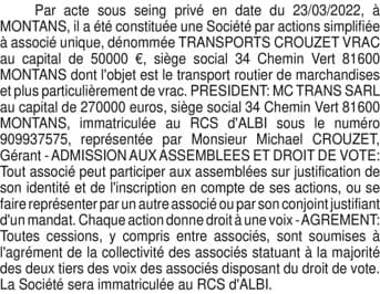 Contenu publication