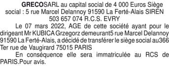 Contenu publication