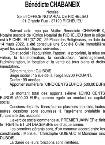 Contenu publication