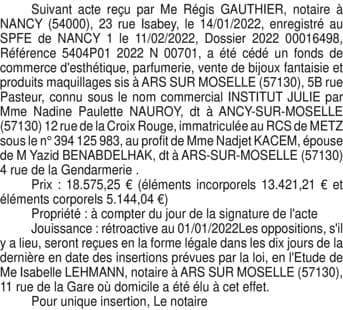 Contenu publication