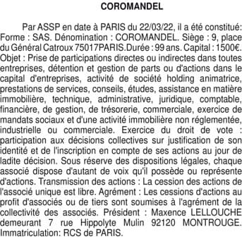 Contenu publication