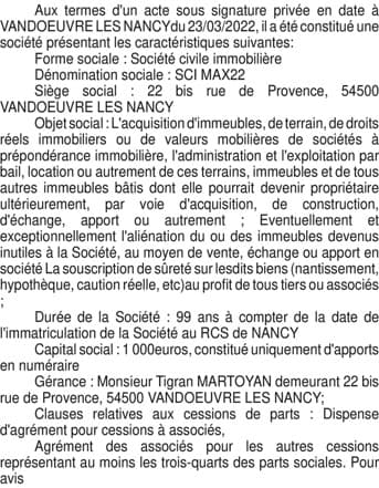 Contenu publication