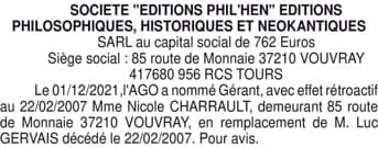 Contenu publication