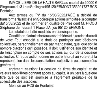 Contenu publication