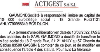 Contenu publication