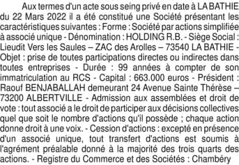 Contenu publication