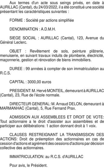 Contenu publication