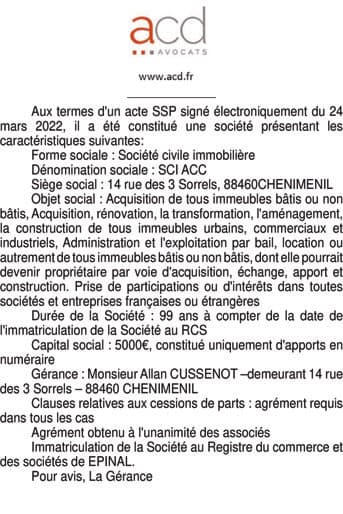 Contenu publication