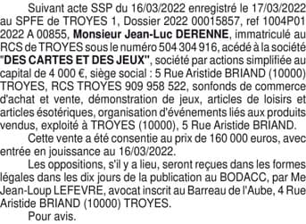 Contenu publication