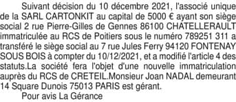 Contenu publication