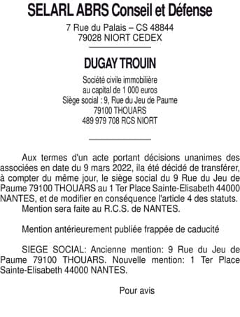 Contenu publication