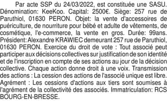 Contenu publication