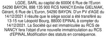 Contenu publication