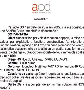 Contenu publication