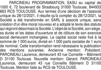 Contenu publication