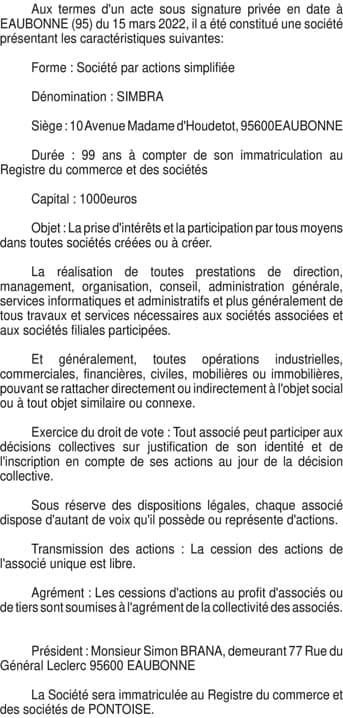 Contenu publication