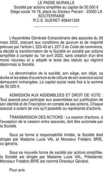 Contenu publication
