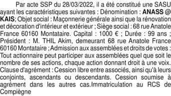 Contenu publication
