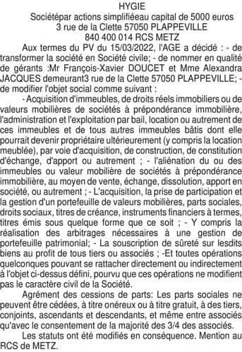 Contenu publication