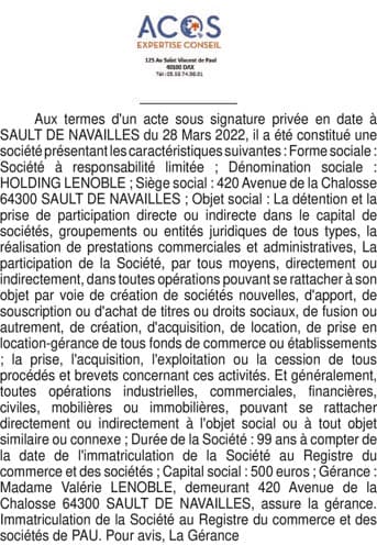 Contenu publication