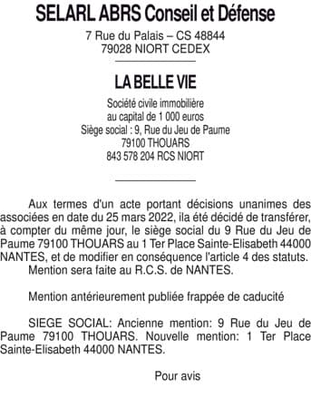 Contenu publication