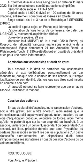 Contenu publication