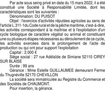 Contenu publication