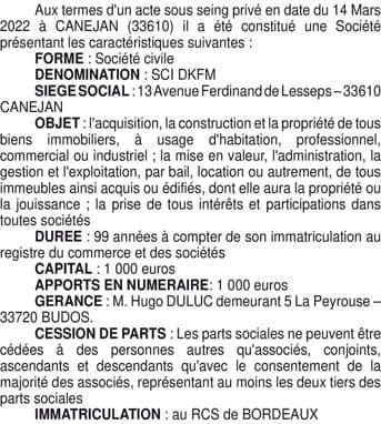 Contenu publication