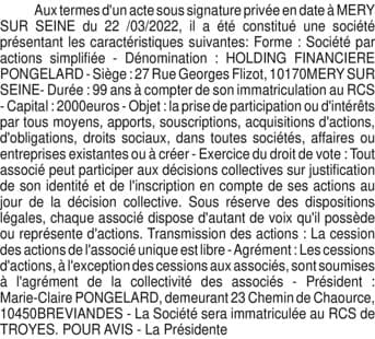 Contenu publication