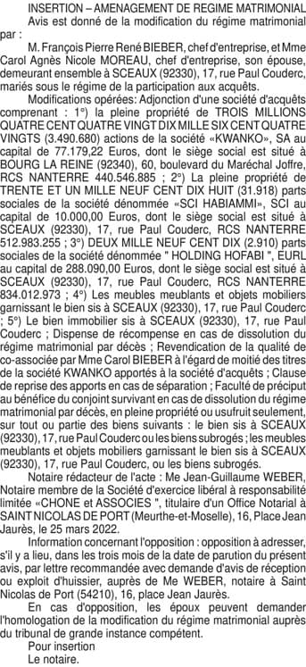 Contenu publication