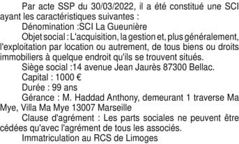 Contenu publication