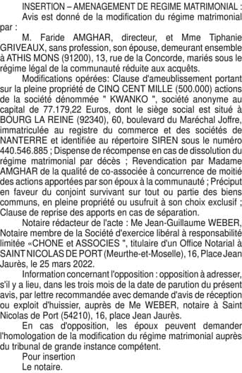 Contenu publication