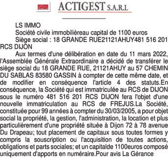 Contenu publication