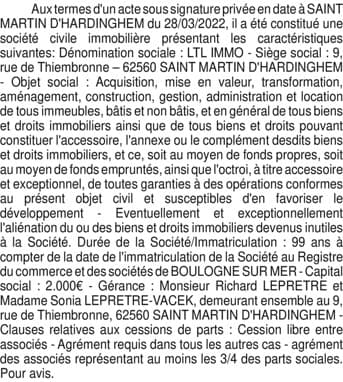 Contenu publication