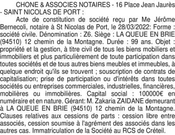 Contenu publication