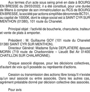 Contenu publication
