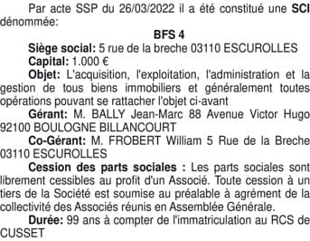 Contenu publication