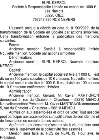 Contenu publication