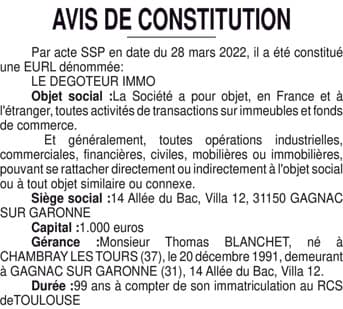 Contenu publication