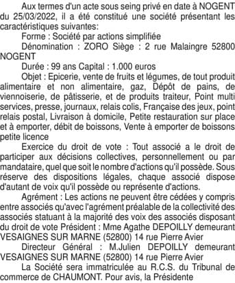 Contenu publication