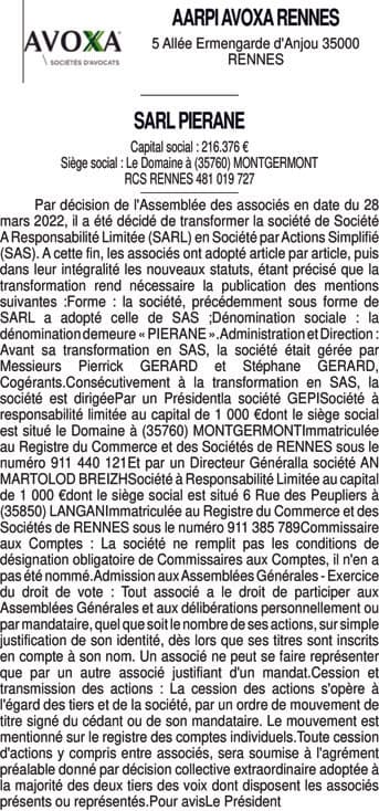 Contenu publication