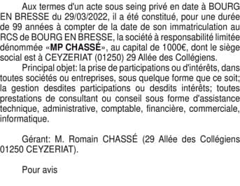 Contenu publication