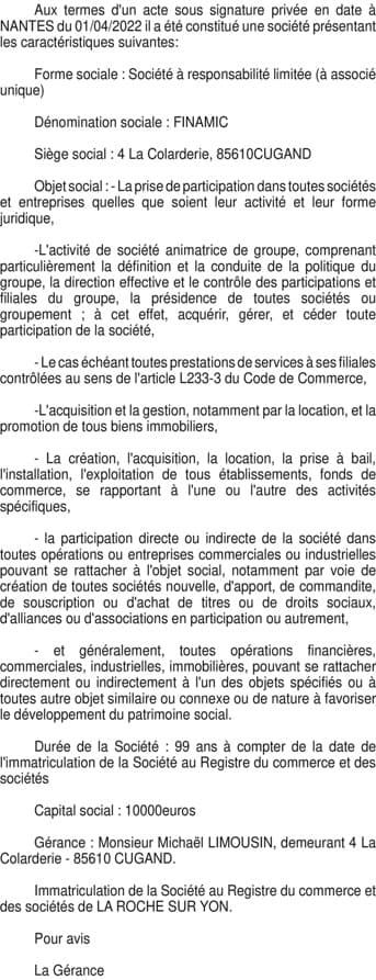 Contenu publication