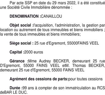 Contenu publication