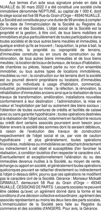 Contenu publication
