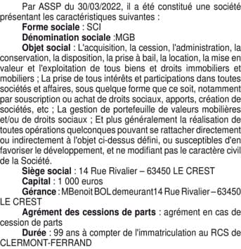 Contenu publication