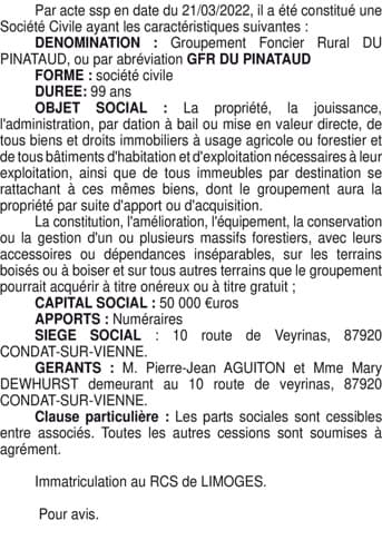 Contenu publication
