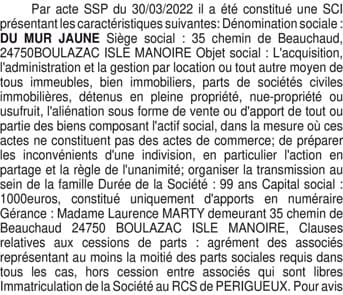 Contenu publication