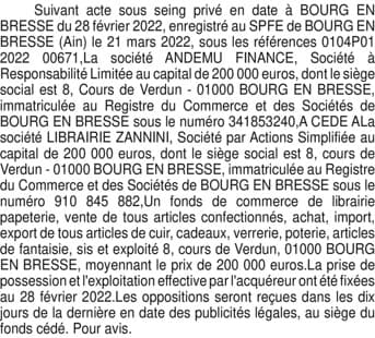 Contenu publication